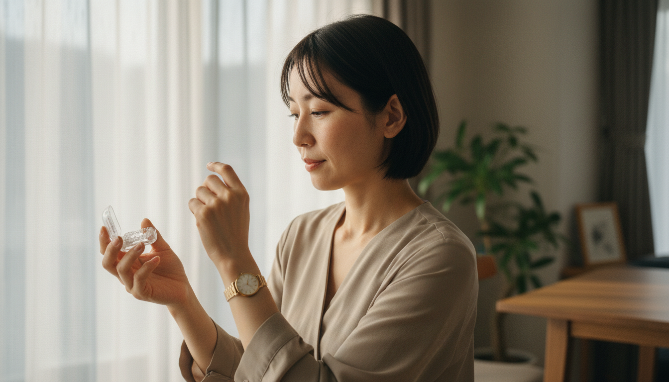 インビザライン マウスピース 装着時間 管理