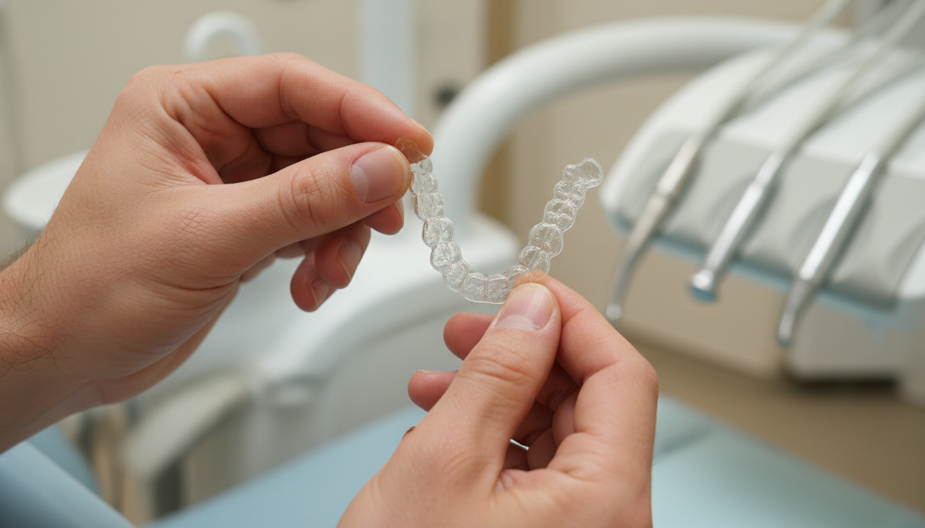 職場でのマウスピース矯正管理