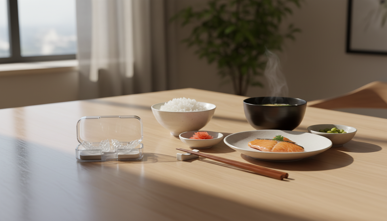 出っ歯の骨格性と歯性の違いを示す歯科模型